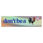 Rooster Sucker Bumper Sticker, Colorful Bumper Stickers 