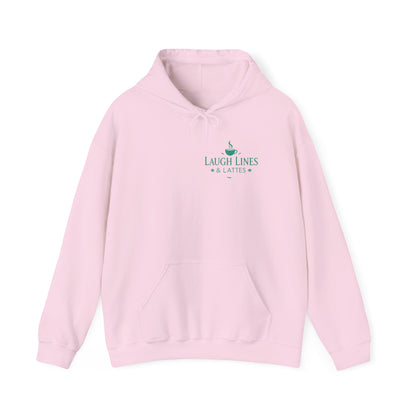 Laugh Lines & Lattes Unisex Hoodie - Cozy Coffee Lover Sweatshirt