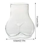 Funny Butt Drinking Glass  Borosilicate Glass Transparent Butt Drinking Cup Funny Glass