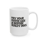 Taza de café con cita sarcástica: un regalo divertido