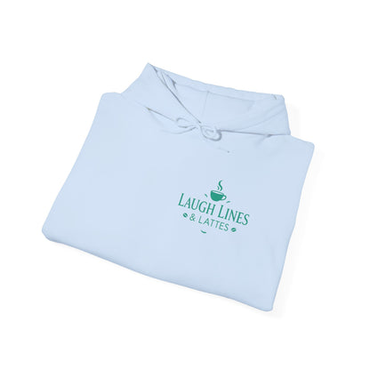 Laugh Lines & Lattes Unisex Hoodie - Cozy Coffee Lover Sweatshirt