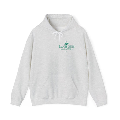 Laugh Lines & Lattes Unisex Hoodie - Cozy Coffee Lover Sweatshirt