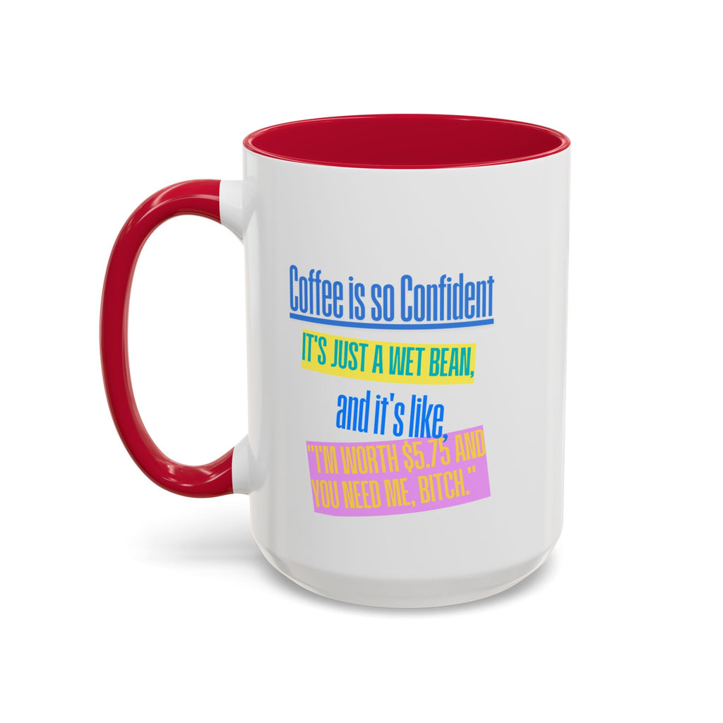 Taza colorida e inspiradora: frases motivacionales para la confianza diaria (325 ml, 430 ml)