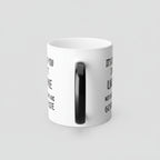 Funny Sayings on Coffee Mugs, 11oz White Ceramic Coffee Cup Color-Changing