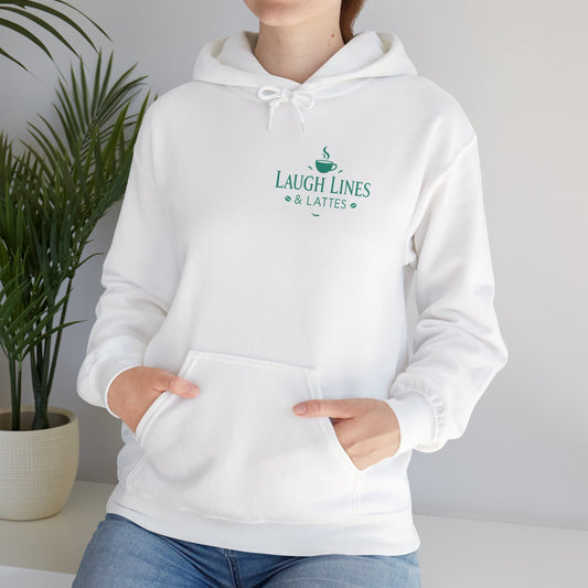 Laugh Lines & Lattes Unisex Hoodie - Cozy Coffee Lover Sweatshirt