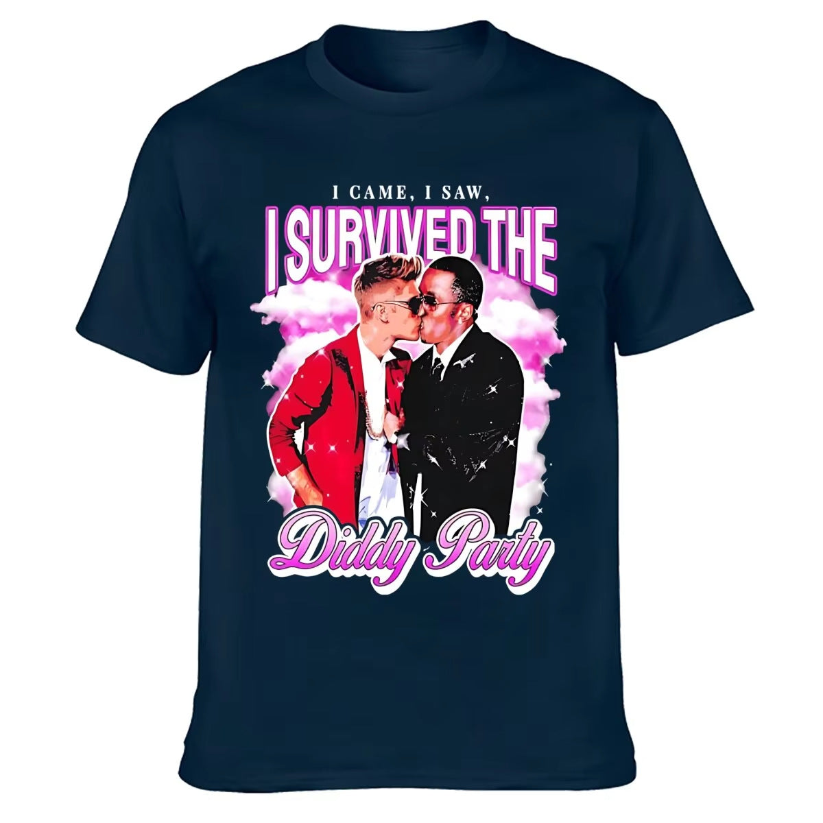 I Survived The P. Diddy Party Short Sleeve Funny Meme