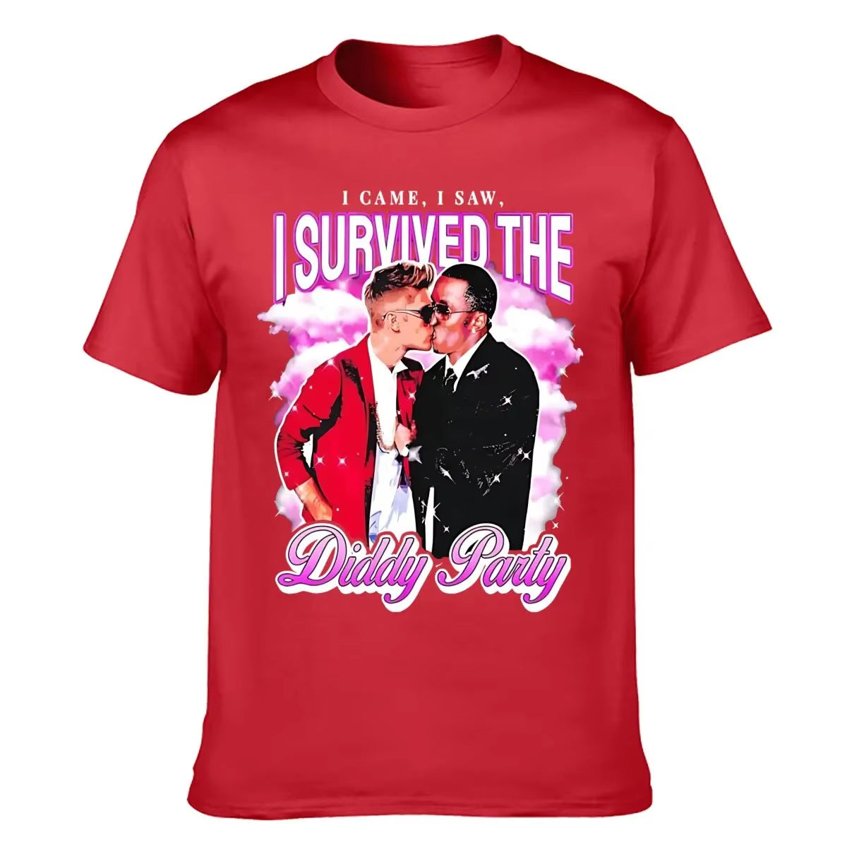 I Survived The P. Diddy Party Short Sleeve Funny Meme