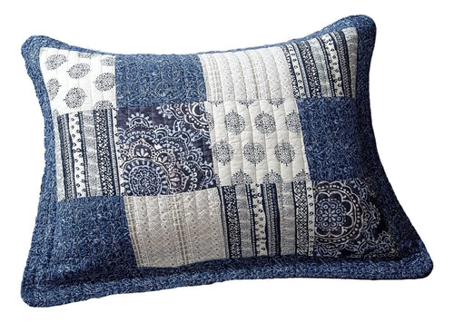 Blue Denim Bedding Pillow