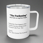 Adult Humor Coffee Mug, 10oz White Insulated Mug for Coffee Enthusiasts