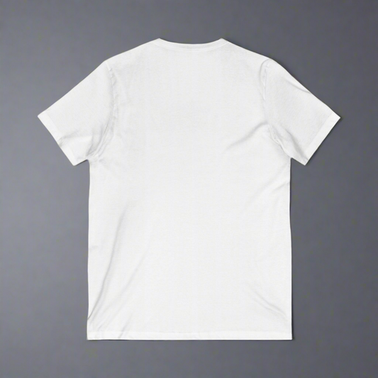 Inspirational V-Neck Tee | Move in Silence Quote