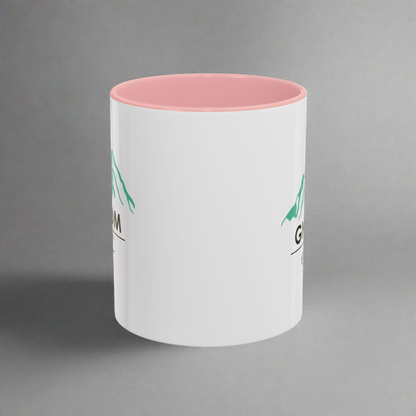 Mountain Adventure Accent Coffee Mug - Unique Gift for Hikers & Coffee Enthusiasts