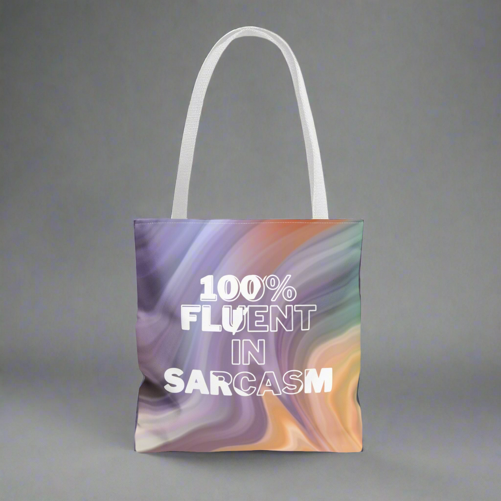 Bolsa de mano con sarcasmo divertido