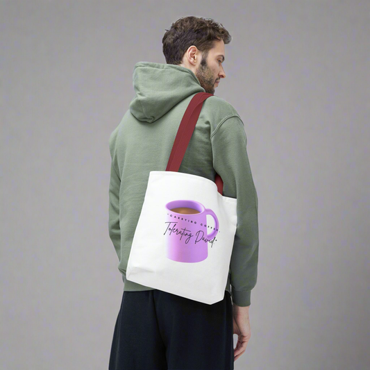 Coffee Lover's Tote Bag, Funny Tote for Baristas, Gift for Coffee Lovers, Grocery Shopping Bag
