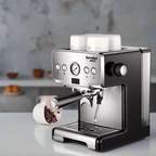 Italian Coffee Machine Household Small Manual Semi-automatic Steam Milk Frother