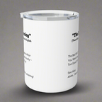 Insulated 10oz White Coffee Mug Gifts for Friends with hilarious quotes 