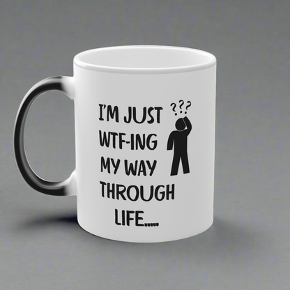 Humorous Mystical Magic Mug for Thoughtful Sips, Perfect for Birthdays, Gifts, Coffee Lovers