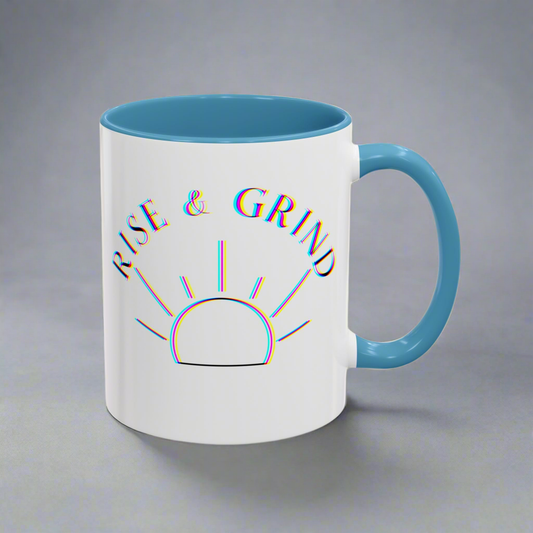 Stylish Accent Coffee Mug - Ceramic Drinkware for Coffee Lovers (11oz, 15oz)