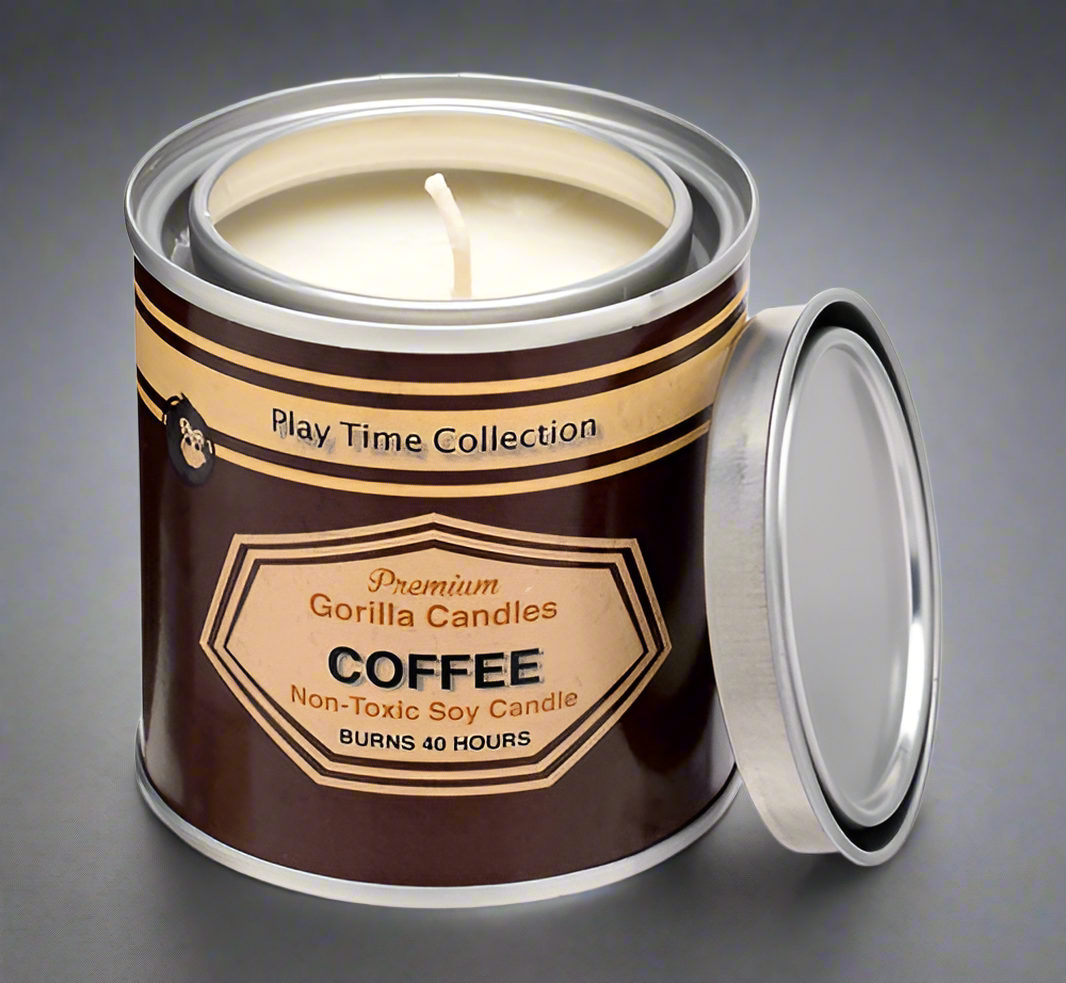 Coffee Scented Soy Candle Burns for 40 Hours