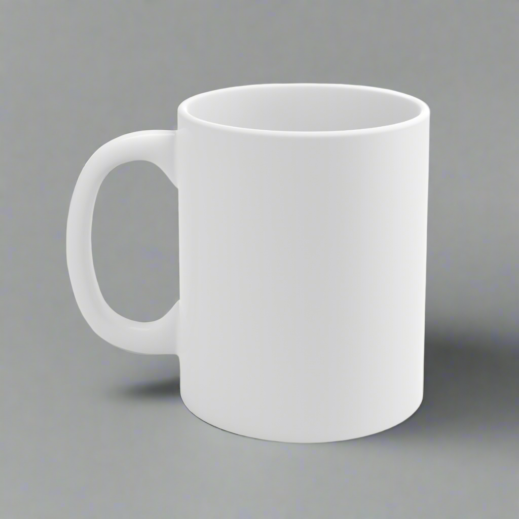 White Ceramic 11oz Mug, Unique Coffee Cup with Funny Quote for Coffee Lovers and Moms.