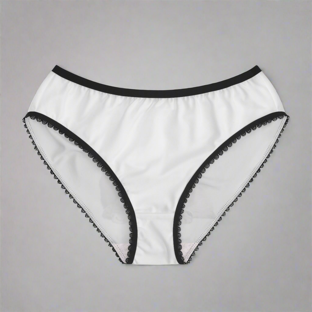 Cute Cat Print Women's Briefs, Personalized Lingerie, Fun Gifts for Cat Lovers