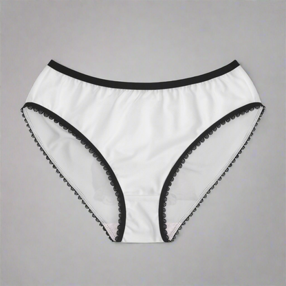 Cute Cat Print Women's Briefs, Personalized Lingerie, Fun Gifts for Cat Lovers, Funny Underwear, Cute Intimates for Her