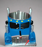 Blue Semi-Truck drivers coffee mug for coffee lovers 