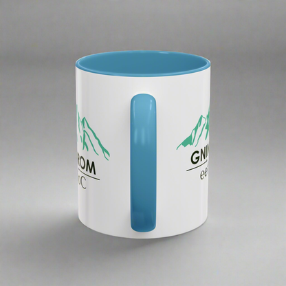 Mountain Adventure Accent Coffee Mug - Unique Gift for Hikers & Coffee Enthusiasts