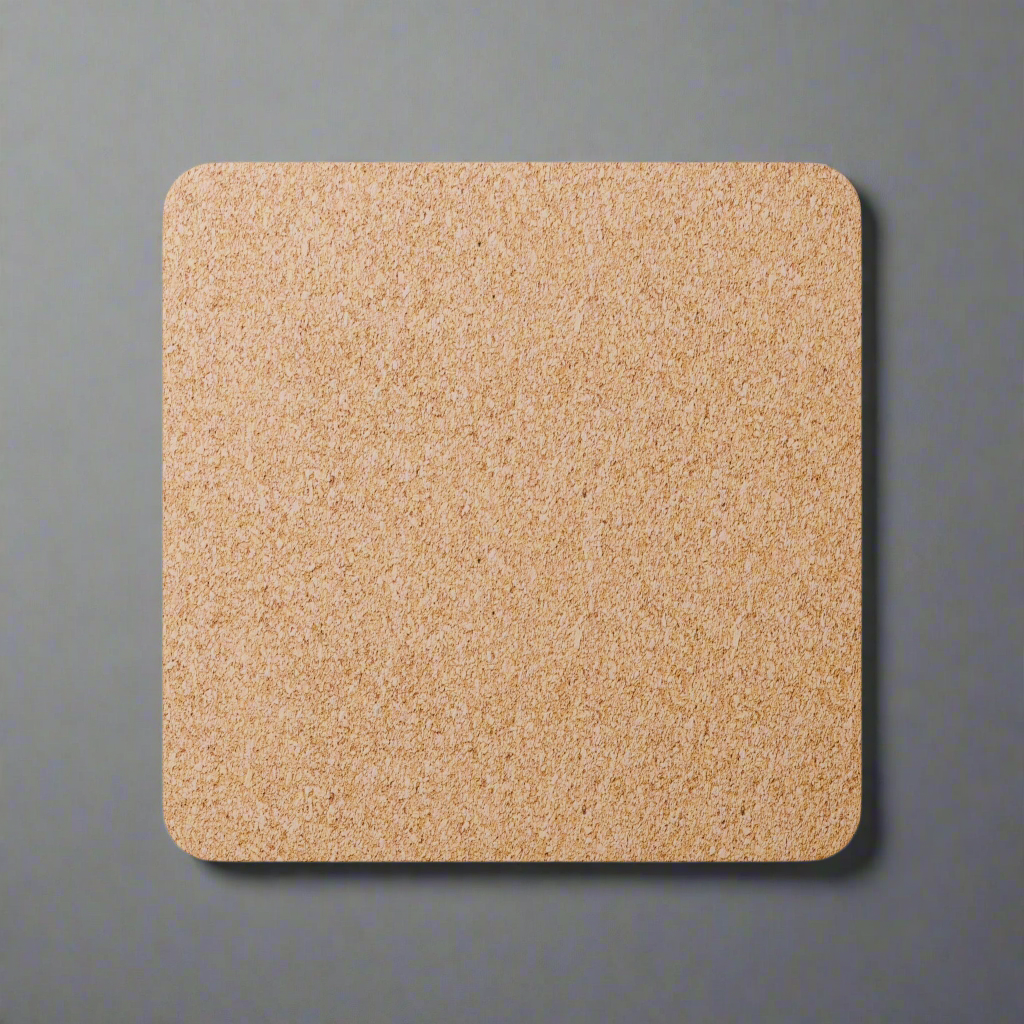 Rooster Fish Café Corkwood Coaster Set - Rustic Kitchen Decor