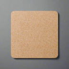 Rooster Fish Café Corkwood Coaster Set - Rustic Kitchen Decor