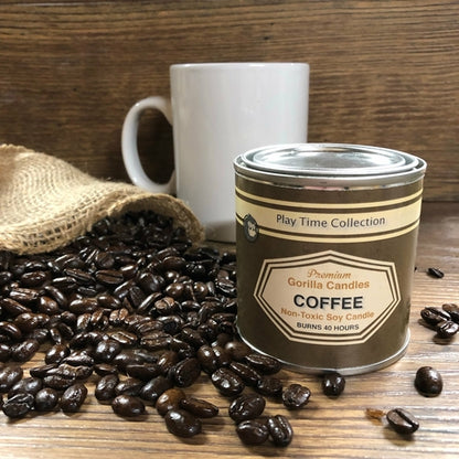 40 Hour Burn Candle, Coffee Scented Soy Candle