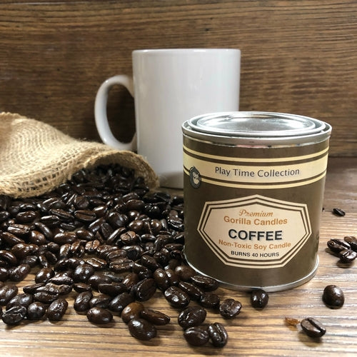 40 Hour Burn Candle, Coffee Scented Soy Candle
